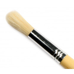 Round, bristle, 6003R brush - Renesans - long handle, no. 11