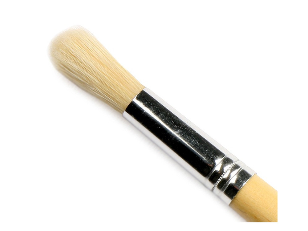 Round, bristle, 6003R brush - Renesans - long handle, no. 11