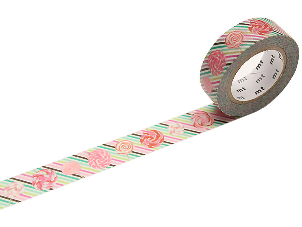 Taśma papierowa washi - MT Masking Tape - Candy, 10 m