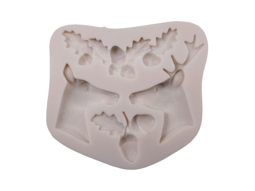 Forma silikonowa do odlewów - Pentart - jeleń i rodzina