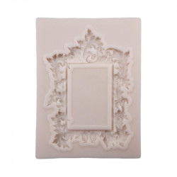 Silicone mold - Pentart - decorative rectangular frame