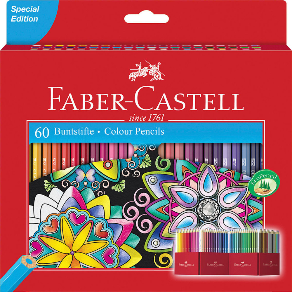 Colour pencil Castle box of 60