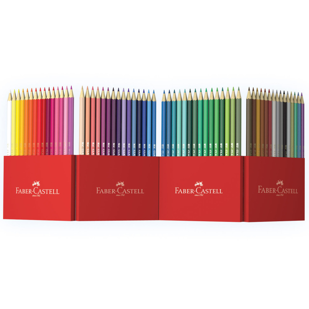 Zestaw kredek ołówkowych w pudełku, Zamek - Faber-Castell - 60 kolorów