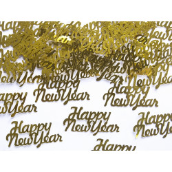 Confetti Happy New Year - gold, 4 x 2 cm, 3 g