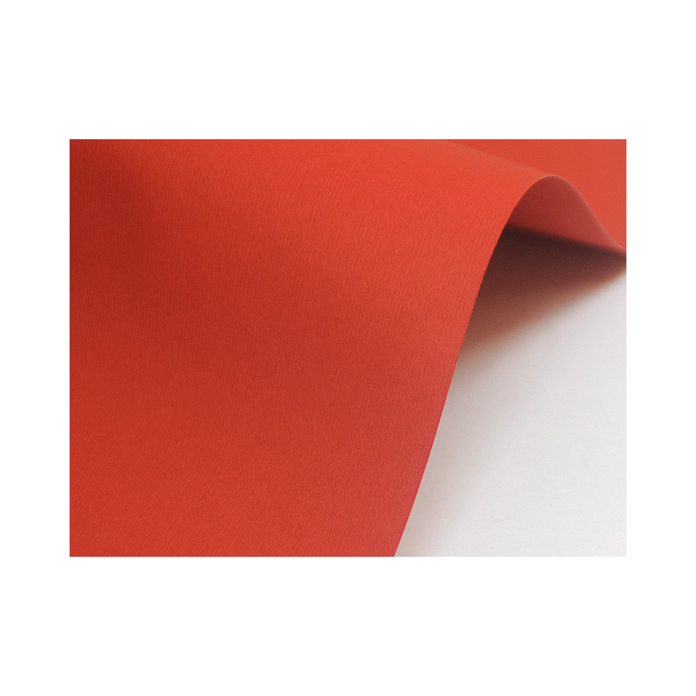 Papier Nettuno 215g - Rosso Fuoco, czerwony, A4, 20 ark.