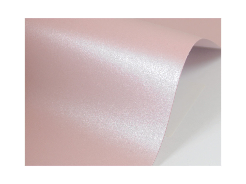 Sirio Pearl Paper 125g - Misty Rose, pink, A4, 20 sheets