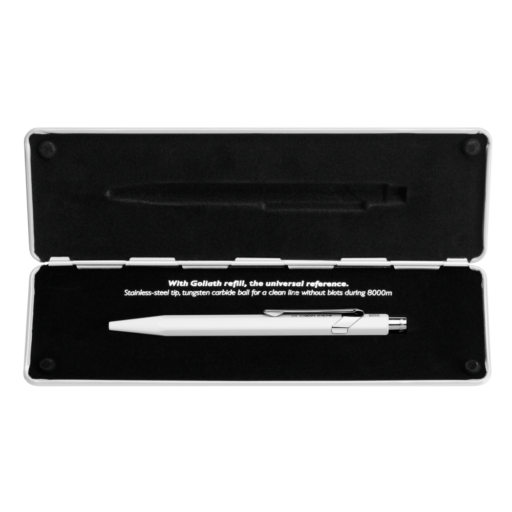 Długopis 849 Pop Line z etui - Caran d'Ache - biały