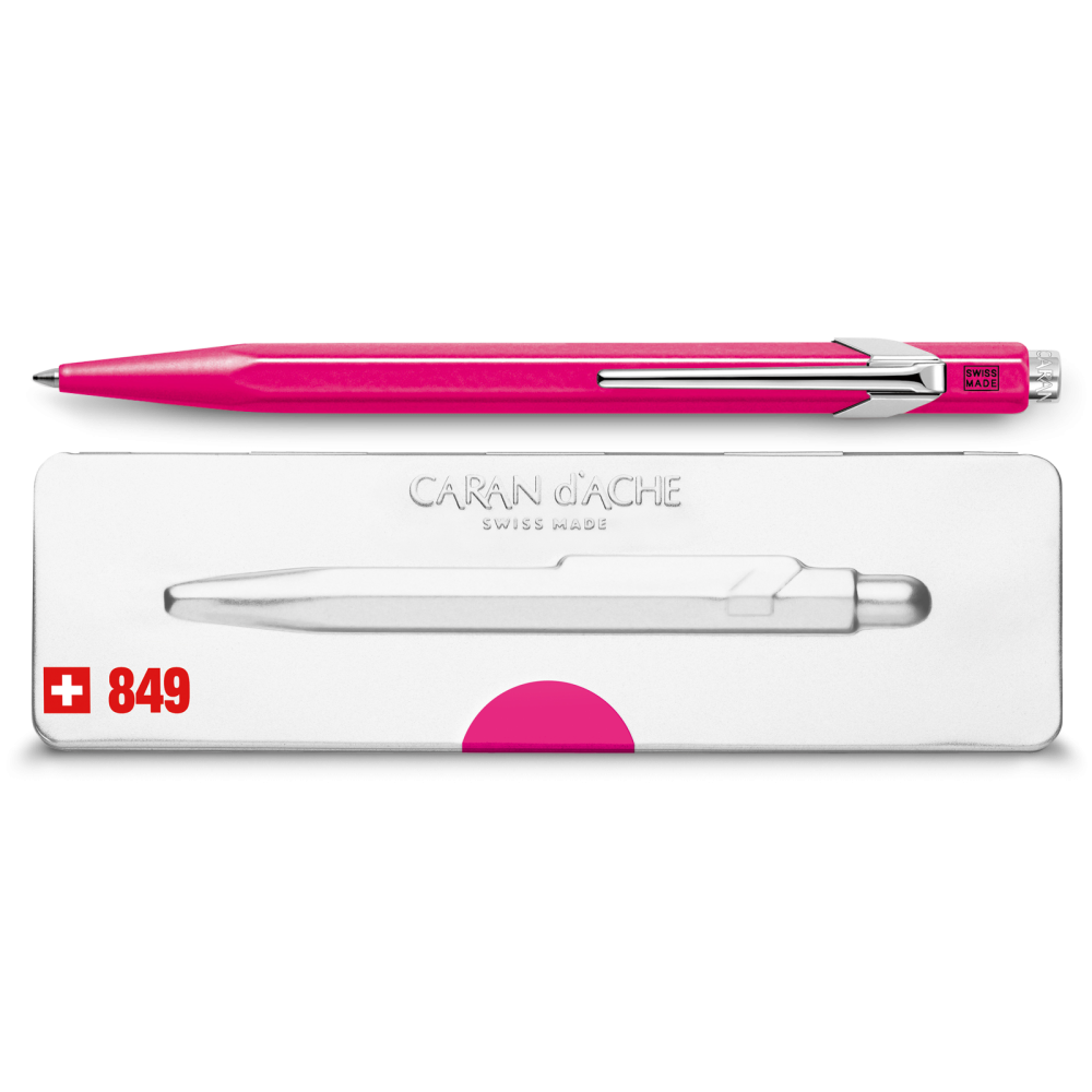 Długopis 849 Pop Line z etui - Caran d'Ache - różowy