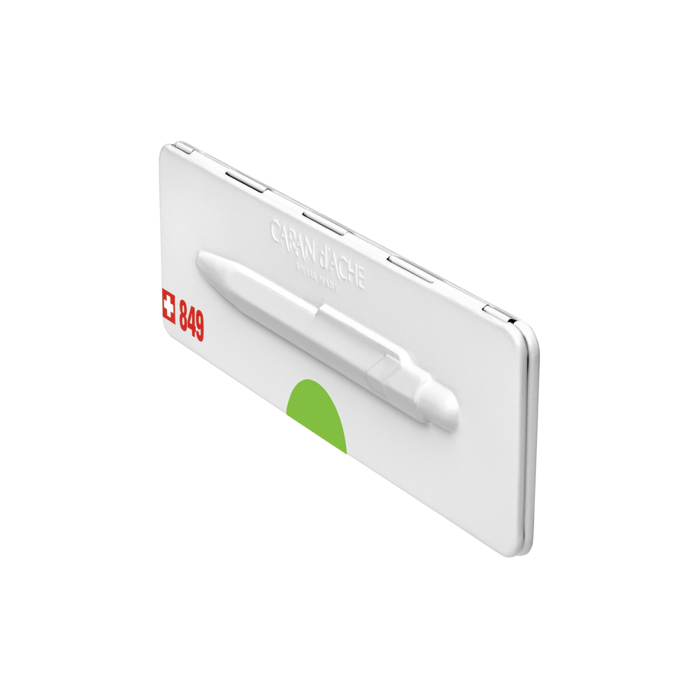 Długopis 849 Pop Line z etui - Caran d'Ache - zielony fluo