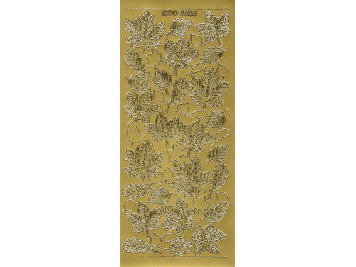 Stickers - Jesienne liście 5455 Gold