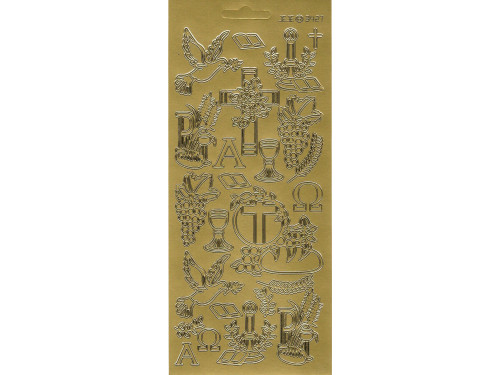 Stickers First Communion - gold