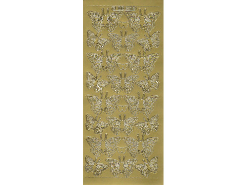 Stickersy - Motyle 5812 Gold