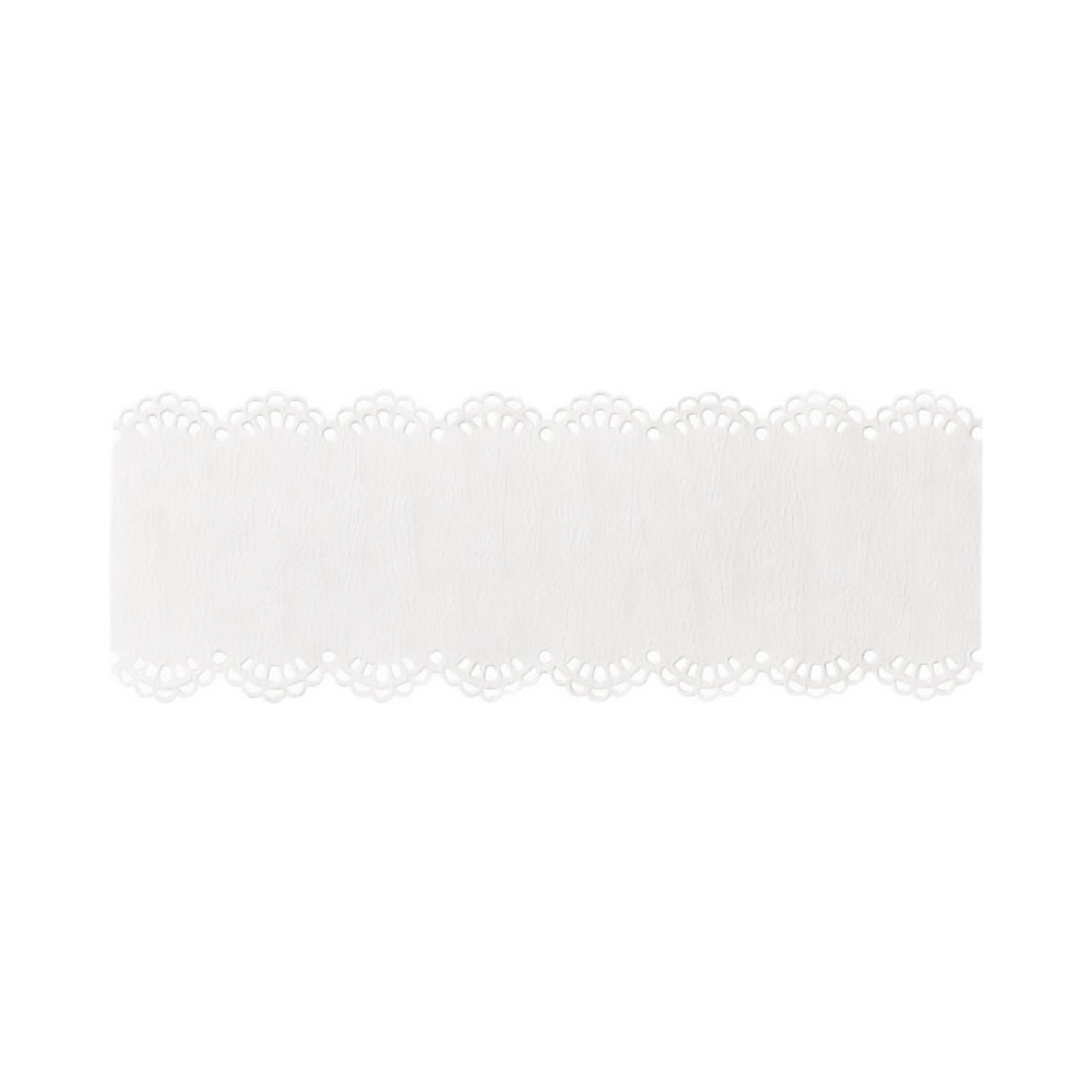 Koronka papierowa, samoprzylepna Blanko - Heyda - biała, 41 mm
