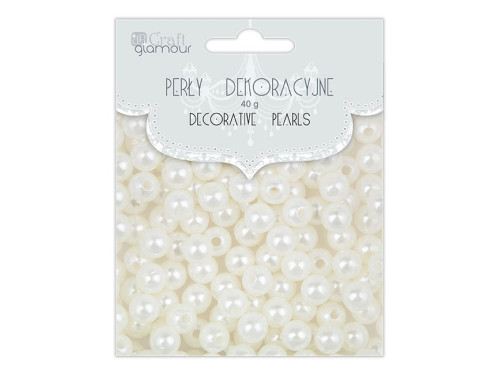 Decorative Pearls 6 mm, 40 g