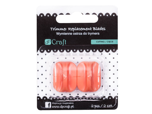 Wymienne ostrza do trymera - DpCraft - cięcie proste, 2 szt.