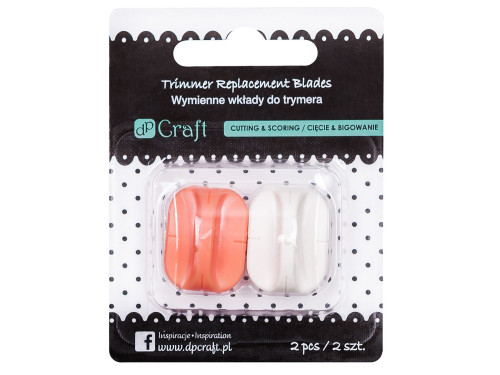 Wymienne ostrza do trymera - DpCraft - cięcie proste i bigowanie, 2 szt.