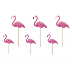 Toppery Aloha Flamingi - różowe, 6 szt.