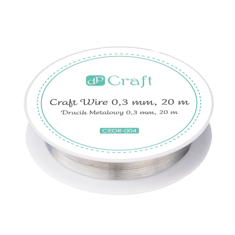 Craft  wire 0.3 mm, 20 m - Silver