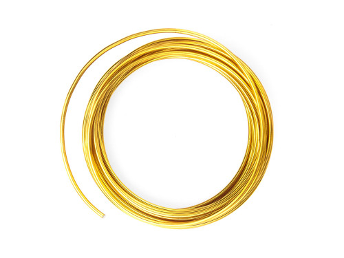 Drucik metalowy 2 mm - DpCraft - złoty, 5 m