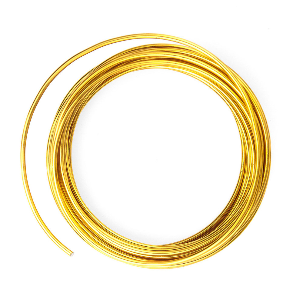 Craft  wire 2 mm, 5 m - Gold