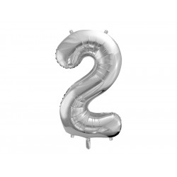 Balloon number 2 - silver,...