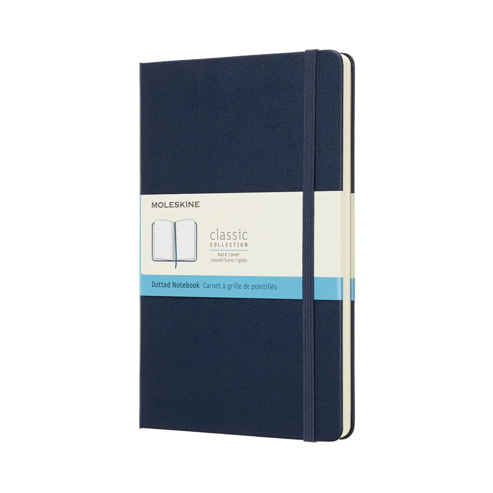 Notebook Moleskine - Dotted Hard Sapphire L 70g/m2