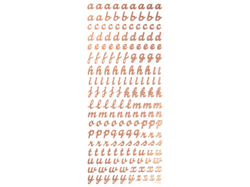 Stickers - Alphabet, 168 pcs.