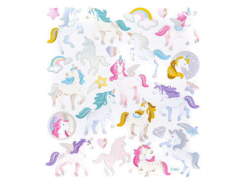 Stickers - Unicorns, 26 pcs