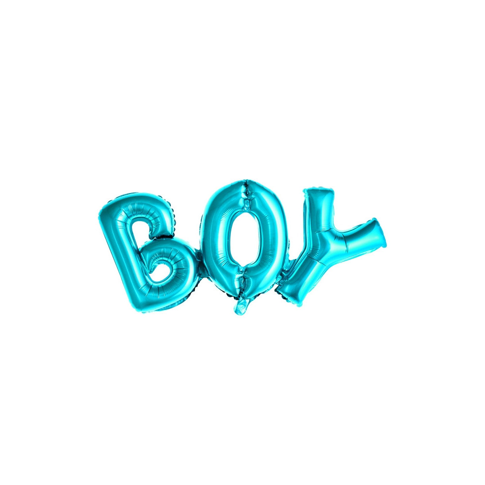 Balon foliowy Boy - niebieski, 67 x 29 cm