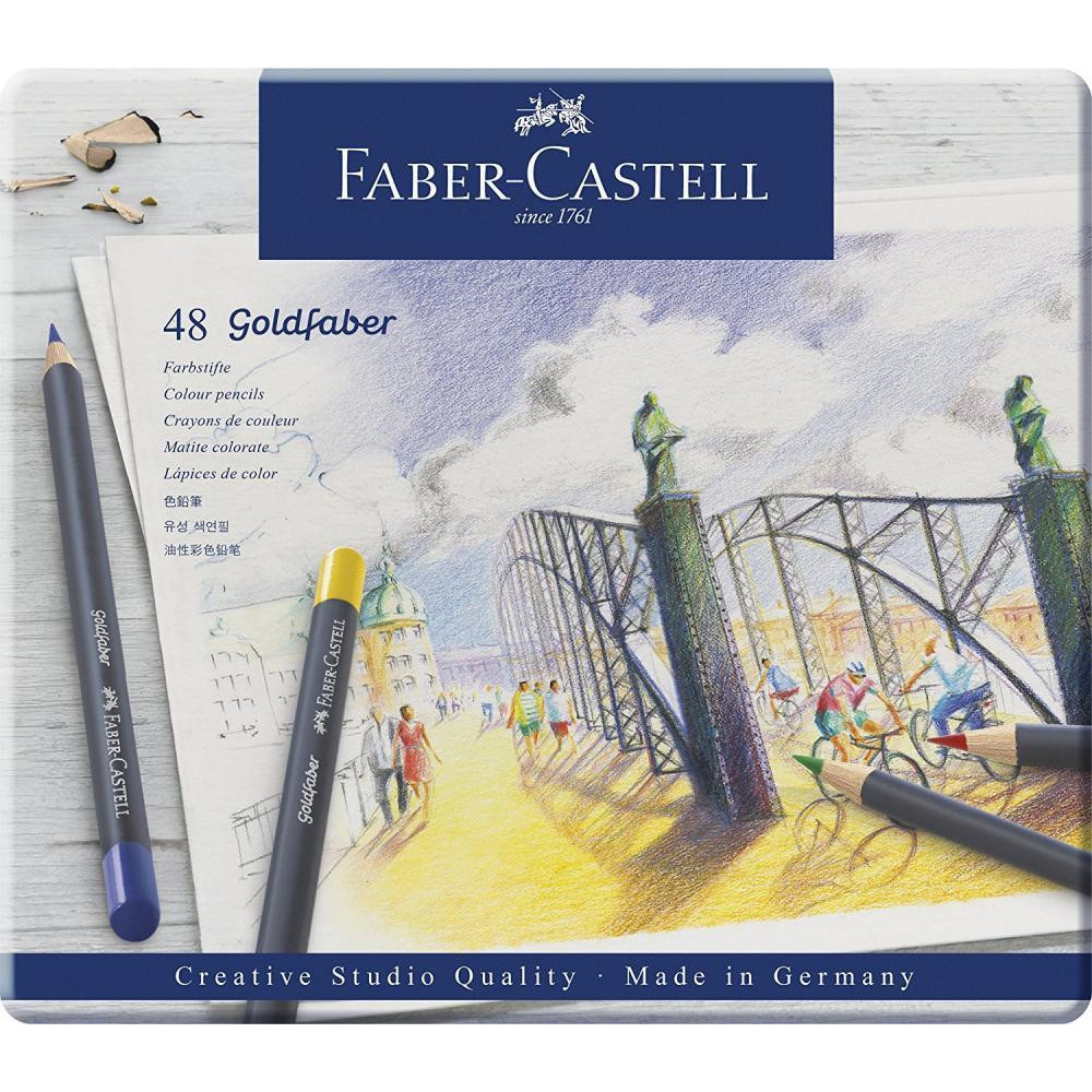 Zestaw kredek ołówkowych Goldfaber - Faber-Castell - 48 kolorów