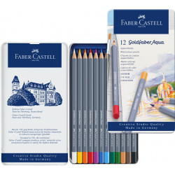 Watercolor pencils Goldfaber 12 col. - Faber-Castell