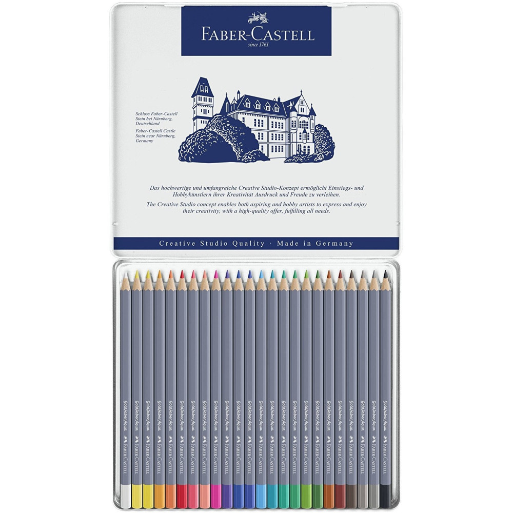 Watercolor pencils Goldfaber - Faber-Castell - 24 colors