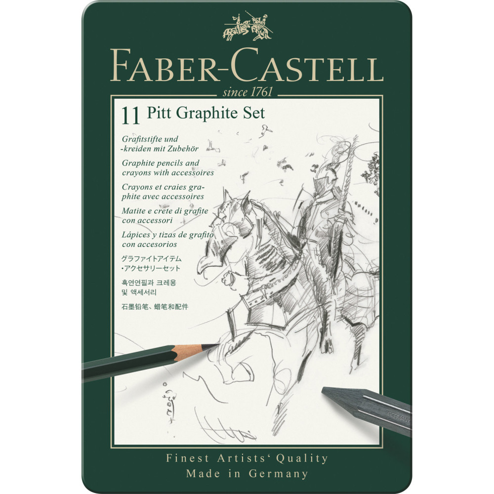 Zestaw ołówków i grafitów - Faber-Castell - 11 szt.