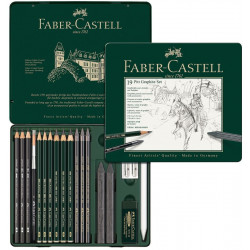 Zestaw ołówków i grafitów - Faber-Castell - 19 szt.