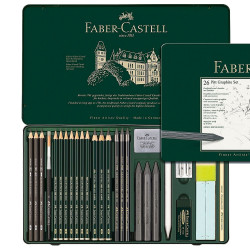Big set of pencils and graphite Pitt - Faber-Castell