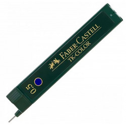 Mechanical pencil lead refills - Faber-Castell - blue, 12 pcs.