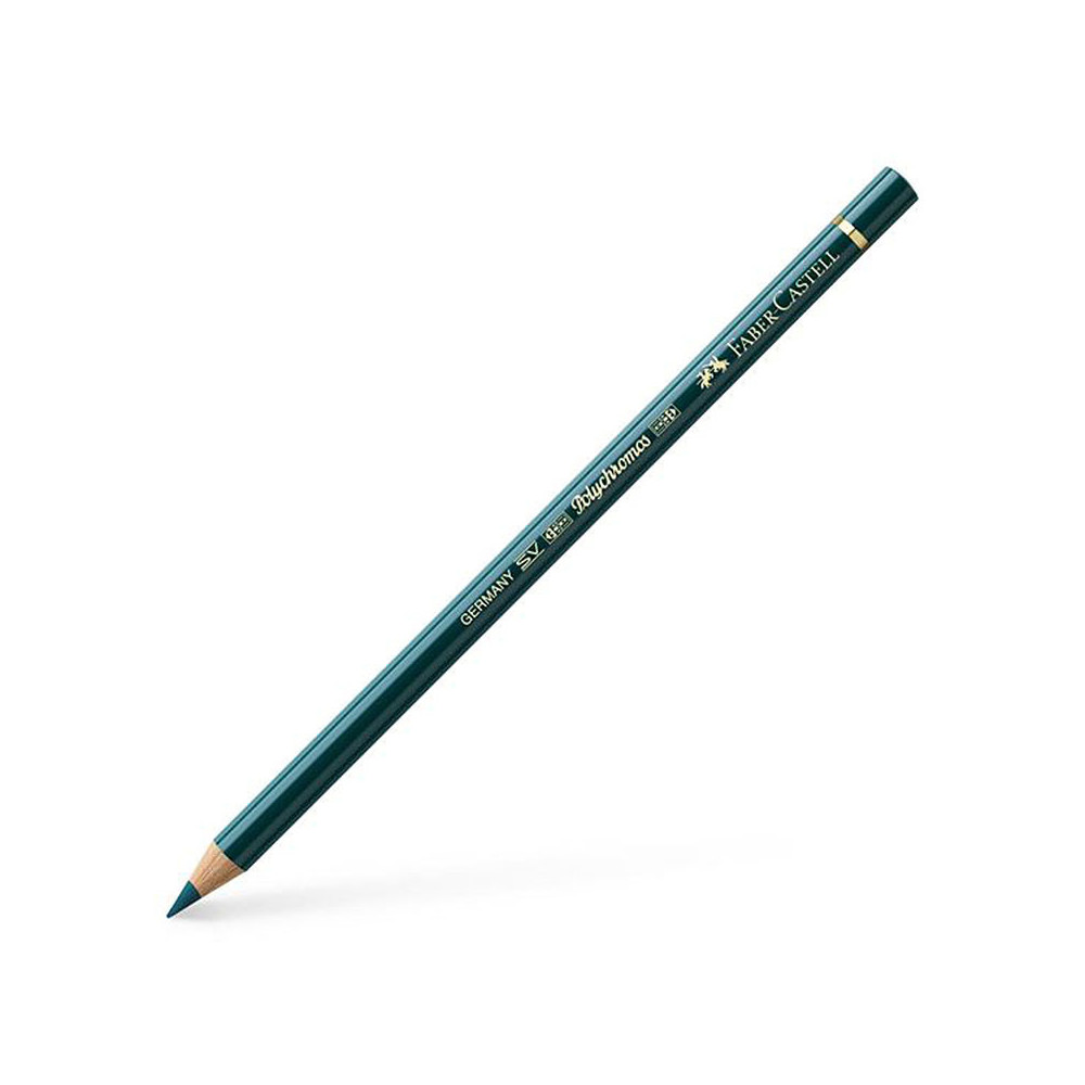 Polychromos Artists' Colour Pencil - Faber-Castell - 158, Deep Cobalt Green