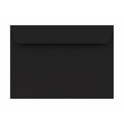 Burano Envelope 120g - C6, Nero, black