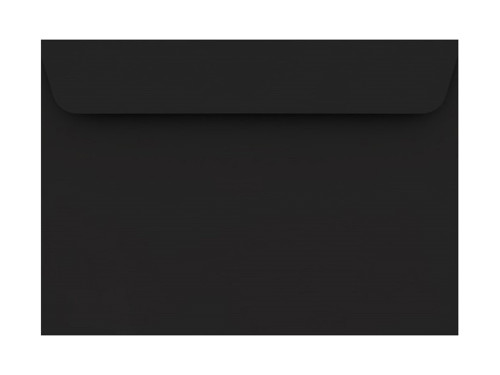 Koperta Burano 120g - C6 Nero czarna