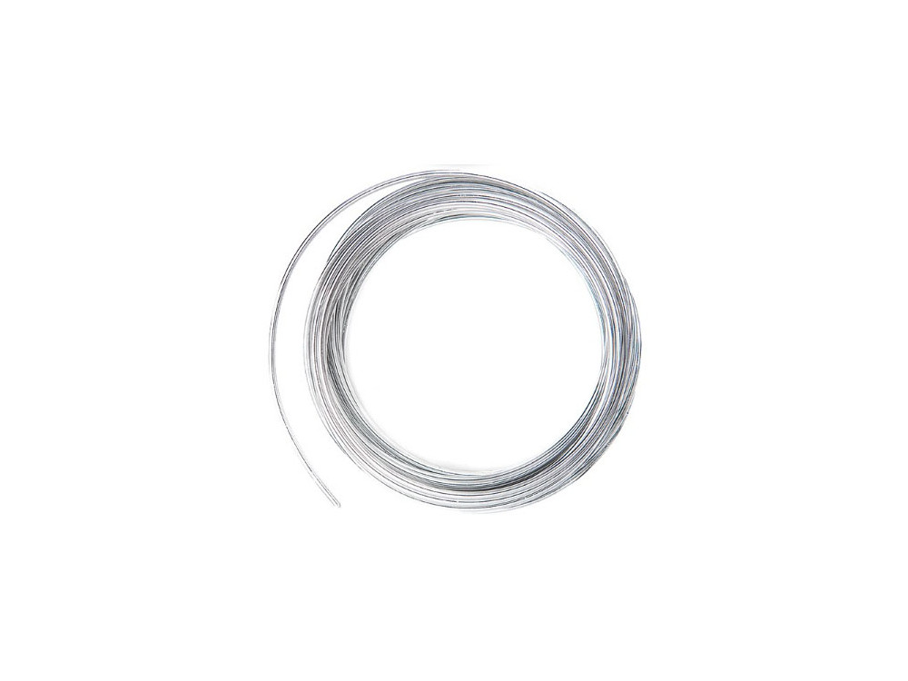 Craft  wire 2 mm, 5 m - Silver