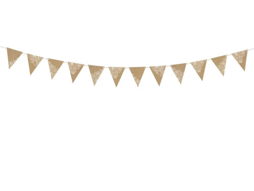 Garland Flags - kraft, 2,1 m