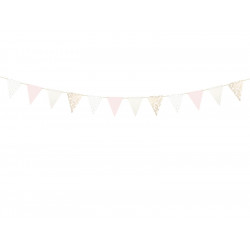 Banner Flags - pink and gold, 2,1 m