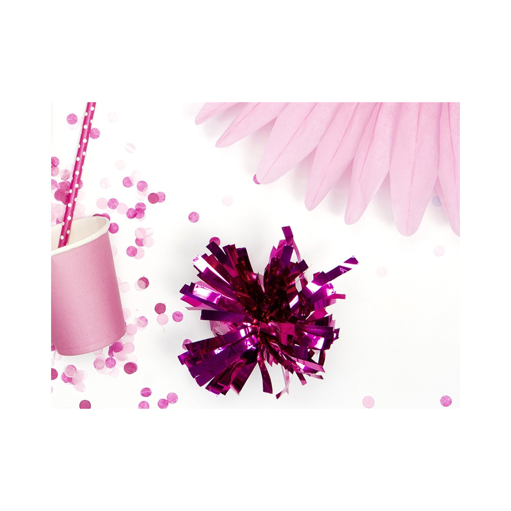 Foil balloon weight - dark pink