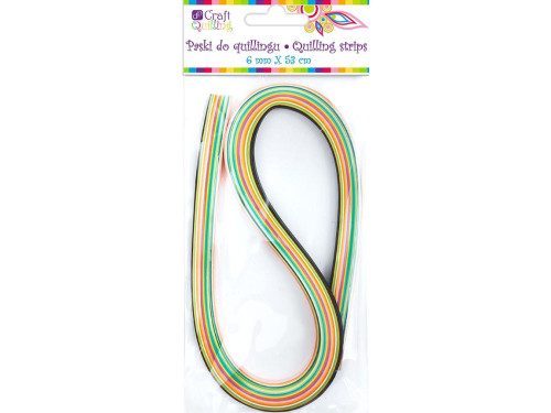 QUILLING STRIPS 6 MM - Basic, 108 PCS