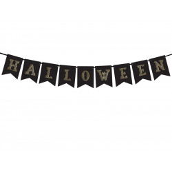 Baner Halloween - czarny, 20 x 175 cm