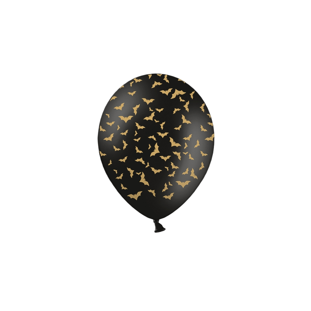 Balony Nietoperze - czarne, 30 cm, 6 szt.