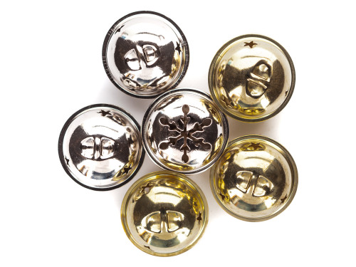 Craft Bells mix 4 cm, 6 pcs