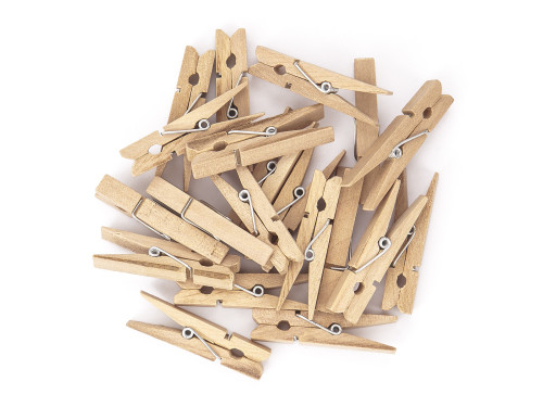 Wooden clips, 20 pcs