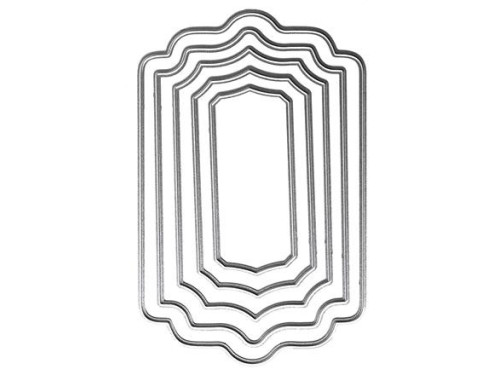 Set of cutting dies - Frames, 5 pcs.