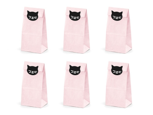 Treat bags, Cat, 6 pcs